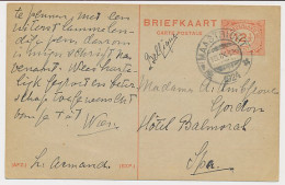 Briefkaart G. 197 Z-2 Maastricht - Spa Belgie 1924 - Postwaardestukken