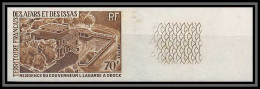 92342a Afars Et Issas N°349 Résidence De Leonce à Lagarde Obock Essai Proof Non Dentelé Imperf ** MNH  - Unused Stamps