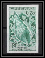 92325 Wallis Et Futuna N°162 Charonia Tritonis Triton Géant Mollusque Shell Essai Proof Non Dentelé Imperf ** MNH  - Coquillages