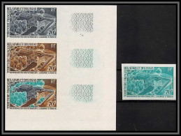 92342 Afars Et Issas N°349 Résidence De Leonce à Lagarde Obock Essai Proof Non Dentelé Imperf ** MNH Lot De 4 Couleurs - Nuovi