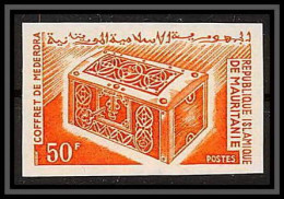 92305 Mauritanie N°200 Coffret De Méderdra Artisanat Craft Essai Proof Non Dentelé Imperf ** MNH  - Mauritanie (1960-...)
