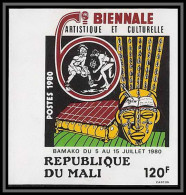 92240a Mali N°385 6e Biennale Artistique Culturelle 1980 Non Dentelé Imperf ** MNH - Mali (1959-...)