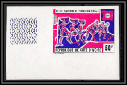 92149 Cote D'ivoire Ivory N°383 ONPR Ossice Nationale Promotion Rurale Rural Promotion Non Dentelé Imperf ** MNH - Ivory Coast (1960-...)