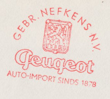 Meter Cover Netherlands 1962 Car - Peugeot - Voitures