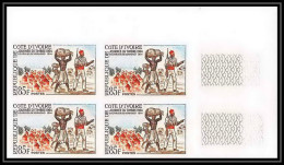 92164 Cote D'ivoire Ivory N°229 Journée Du Timbre Stamp's Day 1964 Korhogo Bloc 4 Non Dentelé Imperf ** MNH - Côte D'Ivoire (1960-...)