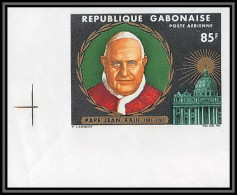 92106d Gabon (gabonaise) Poste Aérienne (pa) N°42 Pape (pope) Jean 23 XXIII Non Dentelé Imperf ** MNH - Päpste