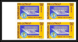 92099 Congo N°187 Siège De L'oms WHO Organisation Mondiale De La Santé Bloc Non Dentelé Imperf ** MNH - WHO