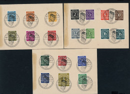 All.Besetzung Nr. 911 - 937 Mit Sonderstempel Export Schau München 1946 - Autres & Non Classés