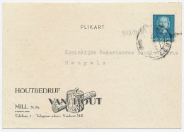 Firma Briefkaart Mill 1949 - Houtbedrijf - Zonder Classificatie