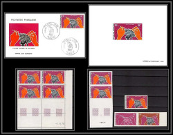 91986 Polynesie N°37 Huitre Oyster Coquillage Shell Essai Proof Non Dentelé Imperf ** MNH Fdc épreuve De Luxe Proof  - Ongetande, Proeven & Plaatfouten