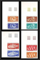 91968d Wallis Et Futuna N° 192/195 Coquillages Shell (shells) Essai Proof Non Dentelé Imperf ** MNH Paire - Non Dentelés, épreuves & Variétés