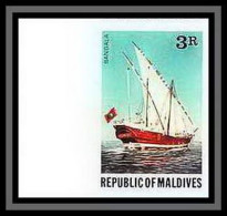 91861gi Maldives N° 706 Ban Gala BATEAU Ship Boat Voile Sailing Non Dentelé Imperf ** Mnh  - Schiffe
