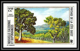 91971c Nouvelle-Calédonie PA N° 148 Paysages Landscape 1974 Arbre Tree Cote Ouest Non Dentelé Imperf ** MNH  - Ongetande, Proeven & Plaatfouten