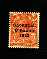 IRELAND/EIRE - 1922  2 D. FREE STATE  MINT  SG 55 - Unused Stamps