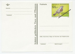 Postal Stationery Austria 1992 - Specimen Bird - Bluethroat - Altri & Non Classificati