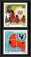 91847c Sénégal N° 356/357 UNICEF 1971 Enfant Child Children Non Dentelé Imperf ** MNH  - UNICEF
