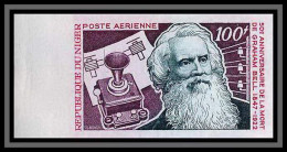 91840f Niger PA N° 191 Graham Bell Téléphone (phone) 1972 Non Dentelé Imperf ** MNH - Telekom