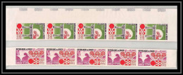 91839b Niger N° 174/175 Sapporo 72 Japon Japan 1972 Jeux Olympiques Olympic Games Non Dentelé Imperf Bande 5 Strip - Niger (1960-...)