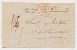 Manchester GB / UK - Amsterdam 1847 - Engeland Franco - ...-1852 Vorläufer
