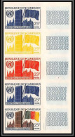 92857 Cameroun N°315 Nations Unies Onu Uno New York Essai Proof Non Dentelé ** MNH Imperf Bande 5 Coin De Feuille - Cameroun (1960-...)