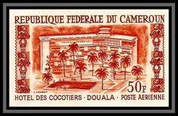 92826 Cameroun PA N°53 Hotel Des Cocotiers Douala 1962 Essai Proof Non Dentelé ** (MNH Imperf) - Cameroun (1960-...)