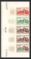 92815 Cameroun N°409 Folklore Et Tourisme Tourism Case Mousgoum 1965 Bande 5 Essai Proof Non Dentelé ** (MNH Imperf) - Andere & Zonder Classificatie