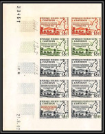 92810 Cameroun N°356 Anniversaire De La Reunification 1962 Bloc 10 Coin Daté Essai Proof Non Dentelé ** (MNH Imperf) - Cameroon (1960-...)