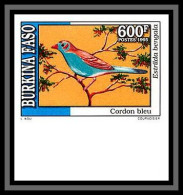 92764d Burkina Faso N°930 Passereaux Estrilda Bengala Astrild Oiseaux (birds) Non Dentelé ** MNH Imperf  - Songbirds & Tree Dwellers