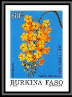 92763b Burkina Faso N°840 Cassia Sieberiana Fleurs (plants - Flowers) 1991 Non Dentelé ** MNH Imperf  - Burkina Faso (1984-...)