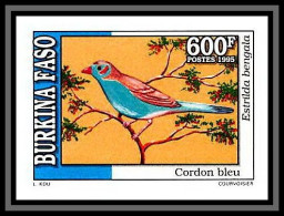 92764c Burkina Faso N°930 Passereaux Estrilda Bengala Astrild Oiseaux (birds) Non Dentelé ** MNH Imperf  - Passereaux