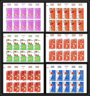 92757 Congo PA N°210/215 Velo Cycling Jeux Olympic Games Montreal 76 1976 Non Dentelé ** MNH Imperf Bloc 10 - Sommer 1976: Montreal