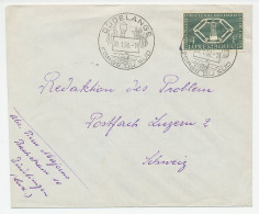 Cover / Postmark Luxembourg 1958 Mining - Autres & Non Classés