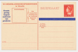 Spoorwegbriefkaart G. NS289 B - Postal Stationery