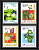 92749b Sénégal N°1169/1172 Coton Oseille Nenuphar Cotton Sorrel Water Lily Fleurs Flowers Non Dentelé ** MNH Imperf - Senegal (1960-...)