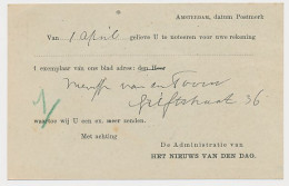 Briefkaart G. 90 A I Particulier Bedrukt Amsterdam 1919 - Postwaardestukken