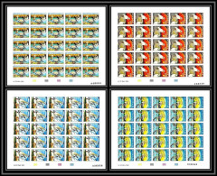 92747 Sénégal N°1108/1111 Kalissaye Oiseaux Birds 1994 Héron Sterne Pelican Non Dentelé ** MNH Imperf Feuille Sheet - Senegal (1960-...)