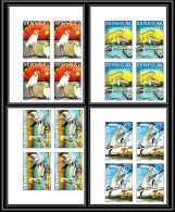 92747a Sénégal N°1108/1111 Kalissaye Oiseaux Birds 1994 Héron Sterne Pelican Aigrette Non Dentelé ** MNH Imperf Bloc 4 - Senegal (1960-...)