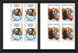 92745a Sénégal N°1224/1125 Louis Pasteur Centenaire De Sa Mort 1996 Non Dentelé ** MNH Imperf Bloc 4 - Sénégal (1960-...)