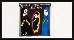 92550 Wallis Et Futuna Poste Aerienne PA N°57 Noel Christmas 1974 Non Dentelé Imperf ** MNH - Weihnachten