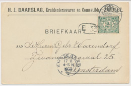 Firma Briefkaart Zwolle 1908 - Kruidenierswaren - Zonder Classificatie