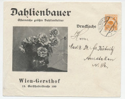 Illustrated Cover Austria 1931 Dahlia - Other & Unclassified