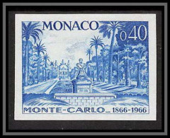 92494 Monaco N°693 Prince Charles Jardin Des Boulingrins 1966 Essai Proof Non Dentelé Imperf ** MNH  - Nuovi