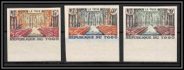 92515a Togo (togolaise) N°278/291 Teck Arbre Tropical Teak Tropical Tree Non Dentelé Imperf ** MNH - Togo (1960-...)