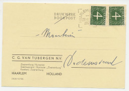 Firma Briefkaart Haarlem 1957 - Kwekerij - Zonder Classificatie