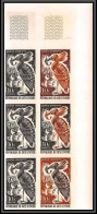 93640c Cote D'ivoire N°238 Ombrette Hamerkop Oiseaux (birds) Bloc 6 Essai Proof Non Dentelé Imperf ** MNH 1965 - Other & Unclassified