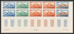 93611/ Cote D'ivoire N°206 Centenaire De La Poste D'assinie 1962 Bloc 10 Coin Daté Essai Proof Non Dentelé Imperf **  - Ivory Coast (1960-...)