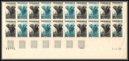 93542/ Cote D'ivoire N°177 Elephant 1959 Animals Animaux Bloc 20 Coin Daté Essai Proof Non Dentelé Imperf ** MNH - Ivory Coast (1960-...)