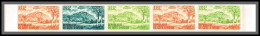 93507b Cote D'ivoire PA N°46 Mont Niango Mountain 1970 Bande 5 Essai Proof Non Dentelé Imperf ** MNH - Côte D'Ivoire (1960-...)