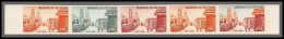 93484b Cote D'ivoire PA N°35 Rue De Kong 1966 Bande 5 Essai Proof Non Dentelé Imperf ** MNH - Ivoorkust (1960-...)