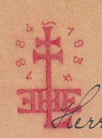 Meter Cover Hungary 1934 L.E.H.E. - Stamp Exhibition - Cross - Sonstige & Ohne Zuordnung